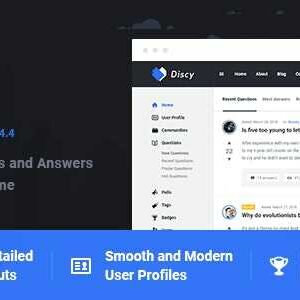 Discy Theme GPL – Social Questions and Answers WordPress Theme