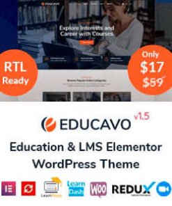 Educavo Theme GPL Multipurpose Online Courses & Education