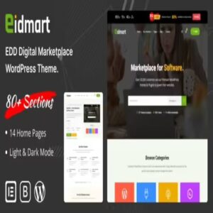 Eidmart GPL Digital Marketplace WordPress Theme