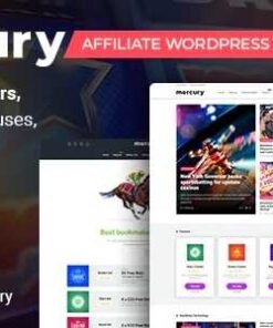 Mercury Theme GPL – Affiliate, Casino, Gambling & Other Niches. Reviews & News WordPress Websites