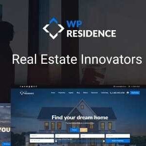 Residence Theme GPL – Real Estate WordPress Website