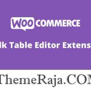 Woocommerce Bulk Table Editor Addon GPL