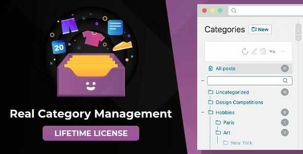 WordPress Real Category Management – Content Management in Category Folders