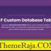 ACF Custom Database Tables GPL 1.1.3 Plugin 1 ACF Custom Database Tables GPL Plugin