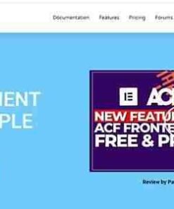 ACF Frontend Pro For Elementor GPL Plugin