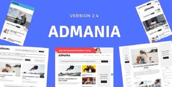 ADmania Theme GPL Adsense WordPress Theme