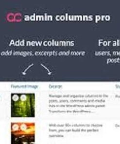 Admin Columns Pro GPL Core File Latest Version