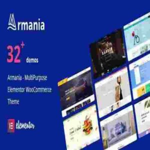 Armania GPL – Fashion, Furniture, Organic, Food Multipurpose Elementor WooCommerce Theme