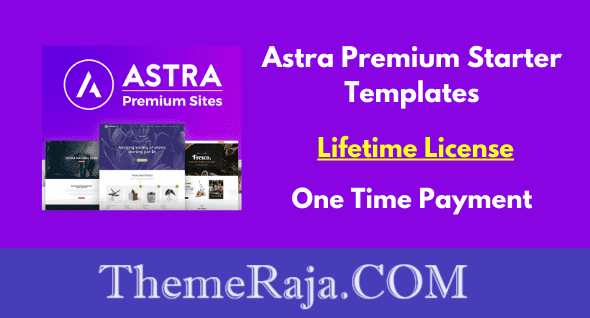 Astra Premium Starter Templates Lifetime Deal With Original License