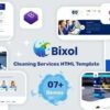 Bixol Theme GPL Cleaning Services WordPress Theme