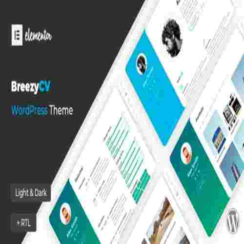 BreezyCV GPL Theme – CV Resume WordPres Theme