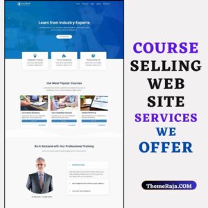 Course Selling Template WordPress Theme Customization
