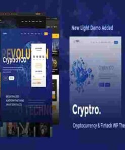 Cryptro Cryptocurrency, Blockchain , Bitcoin & Financial Technology WordPress Theme – WP GPL Theme