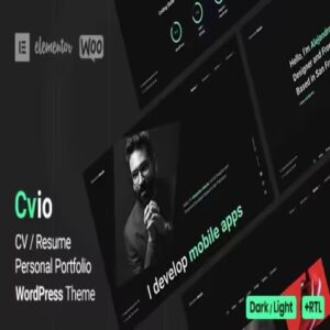 Cvio Personal Portfolio WordPress Theme GPL