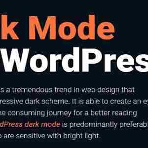 Darklup GPL Plugin – Dark Mode Plugin For WordPress