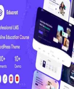 Educrat GPL Online Course Education WordPress Theme
