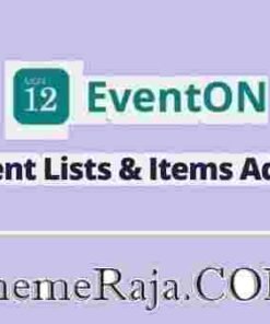 EventOn Event Lists & Items Addon