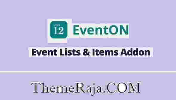 EventOn Event Lists & Items Addon