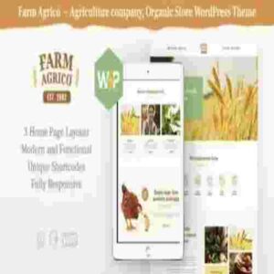 Farm Agrico GPL Theme – Agricultural Business & Organic Food WordPress Theme