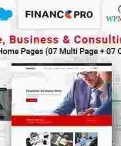 Finance Pro Theme GPL – Business & Consulting WordPress Theme