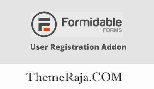 Formidable Forms User Registration Addon GPL Plugin
