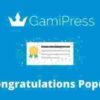 GamiPress Congratulations Popups GPL