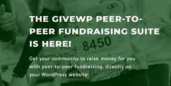 GiveWP Peer-to-Peer Addon GPL Plugin