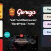 Gloreya Theme GPL Restaurant Fast Food & Delivery WooCommerce Websites