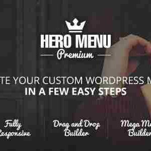Hero Menu GPL Plugin – Responsive WordPress Mega Menu Plugin