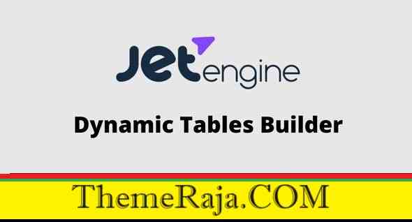 JetEngine Dynamic Tables Builder GPL Plugin
