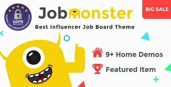 Jobmonster Theme GPL Job Board WordPress Theme