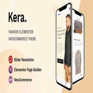 Kera GPL Theme – Fashion Elementor WooCommerce Theme