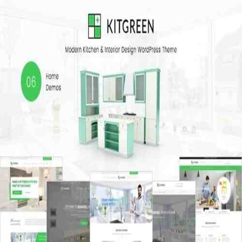 KitGreen GPL Theme – Modern Kitchen & Interior Design WordPress Theme