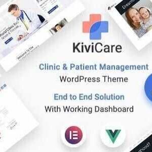 KiviCare Theme GPL – Medical Clinic & Patient Management WordPress Theme