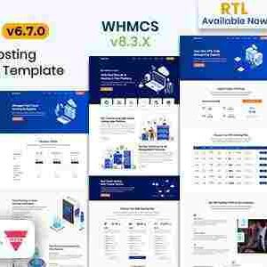 Kohost Theme GPL Modern Web Hosting and WHMCS Template
