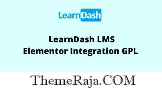 LearnDash Elementor Integration GPL Plugin