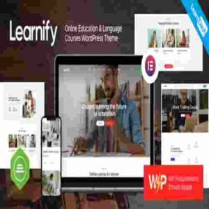 Learnify GPL Theme – Online Education Courses WordPress Theme