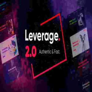 Leverage GPL Theme – Creative Agency & Portfolio WP Theme