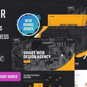 Linoor Theme GPL Digital Agency Services WordPress Website