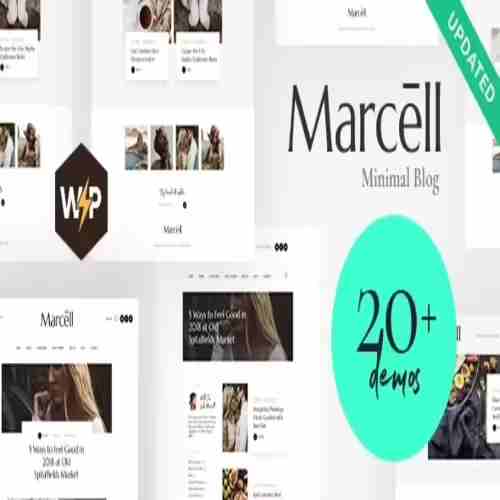 Marcell Personal Blog & Magazine WordPress GPL Theme