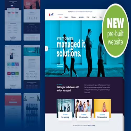 Nanosoft WordPress GPL Theme for IT Solutions and Services Company