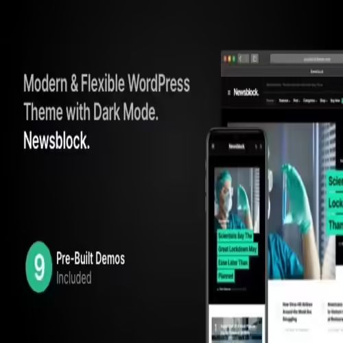 Newsblock News & Magazine WordPress GPL Theme