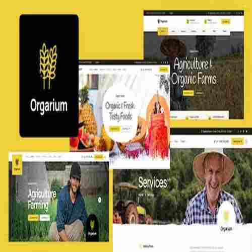 Orgarium GPL Theme Agriculture & Organic Farm WordPress Theme