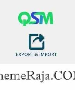 QSM Export & Import Addon GPL Plugin