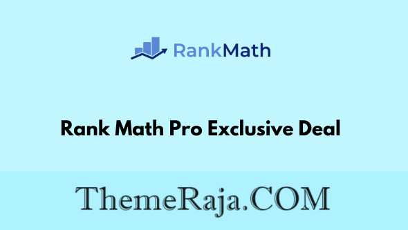 Rank Math Pro Exclusive Deal Original License Activation