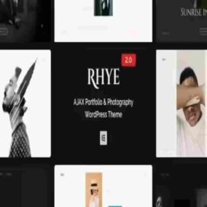 Rhye AJAX Portfolio WordPress Theme GPL