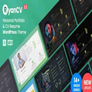 RyanCV GPL Theme – Resume WordPress Theme