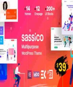 Sassico Multipurpose Saas Startup Agency WordPress Themes
