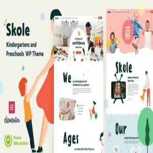 Skole 40.0 School Kindergarten WordPress Elementor Theme - Best GPL ...
