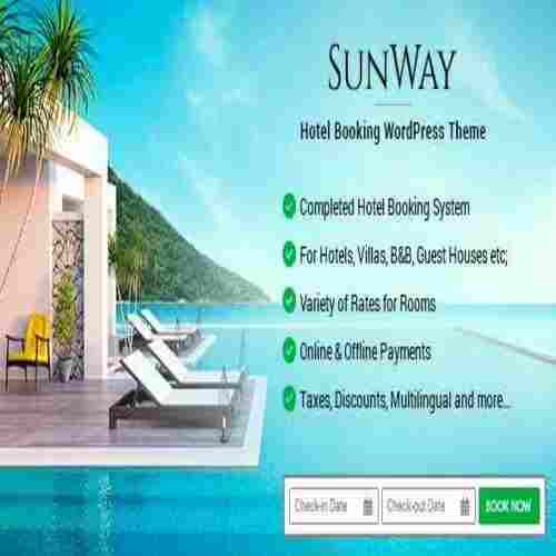 Sunway GPL Theme Hotel Booking WordPress Theme